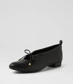 Women I LOVE BILLY Flats-Ertina Black Flat Shoes