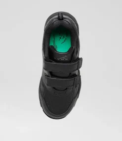 LYNX Sport School Shoes|Junior School Shoes-ERUPT JNR E VEL BLACK
