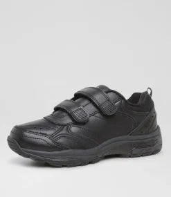 LYNX Sport School Shoes|Junior School Shoes-ERUPT JNR E VEL BLACK