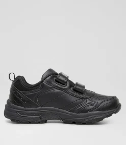 LYNX Sport School Shoes|Junior School Shoes-ERUPT JNR E VEL BLACK