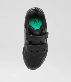 LYNX Sport School Shoes|Junior School Shoes-ERUPT JNR SLIM VEL BLACK LEATHER
