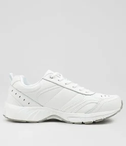 LYNX Sport School Shoes|Senior School Shoes-ERUPT SNR SLIM NM WHITE