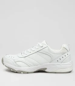 LYNX Sport School Shoes|Senior School Shoes-ERUPT SNR WIDE NM WHITE