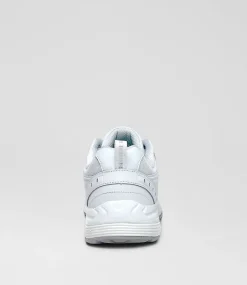 LYNX Sport School Shoes|Senior School Shoes-ERUPT SNR WIDE WHT LTHR