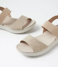 Women I LOVE BILLY Flats|Sandals-Eskole Taupe Sandals