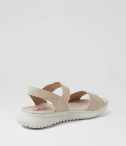 Women I LOVE BILLY Flats|Sandals-Eskole Taupe Sandals