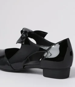 Women I LOVE BILLY Flats-Estella Black Patent Pu Flat Shoes