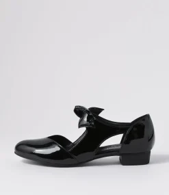 Women I LOVE BILLY Flats-Estella Black Patent Pu Flat Shoes