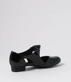 Women I LOVE BILLY Flats-Estella Black Patent Pu Flat Shoes