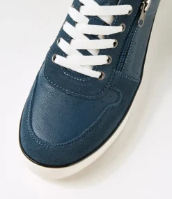 Women COLORADO Comfort|Sneakers-Etch Navy Leather Sneakers