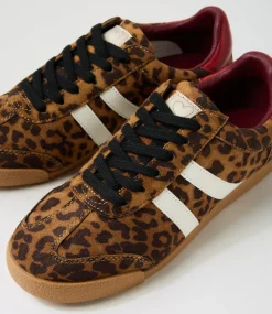 Women I LOVE BILLY Sneakers-Evaporate Leopard White Microsuede Sneakers