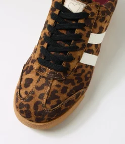 Women I LOVE BILLY Sneakers-Evaporate Leopard White Microsuede Sneakers