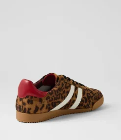 Women I LOVE BILLY Sneakers-Evaporate Leopard White Microsuede Sneakers