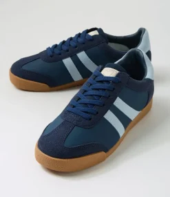 Women I LOVE BILLY Sneakers-Evaporate Navy Light Blue Microsuede Sneakers