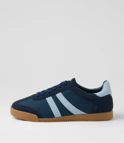 Women I LOVE BILLY Sneakers-Evaporate Navy Light Blue Microsuede Sneakers