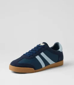 Women I LOVE BILLY Sneakers-Evaporate Navy Light Blue Microsuede Sneakers