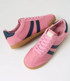 Women I LOVE BILLY Sneakers-Evaporate Pink Navy Microsuede Sneakers