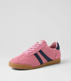 Women I LOVE BILLY Sneakers-Evaporate Pink Navy Microsuede Sneakers