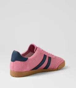 Women I LOVE BILLY Sneakers-Evaporate Pink Navy Microsuede Sneakers
