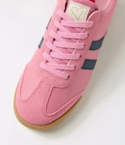 Women I LOVE BILLY Sneakers-Evaporate Pink Navy Microsuede Sneakers