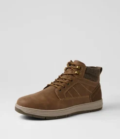 C88 by COLORADO Boots|Casuals-Evo Brown Lace Up Boots