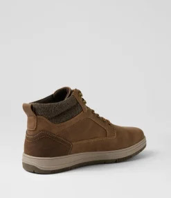C88 by COLORADO Boots|Casuals-Evo Brown Lace Up Boots