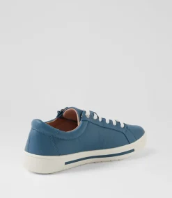 Women SUPERSOFT Sneakers-Evone Denim Leather Sneakers