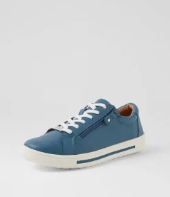 Women SUPERSOFT Sneakers-Evone Denim Leather Sneakers