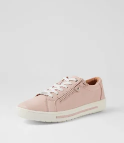 Women SUPERSOFT Comfort|Sneakers-Evone Dusty Pink Leather Sneakers