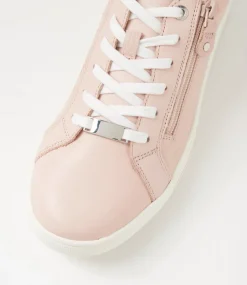 Women SUPERSOFT Comfort|Sneakers-Evone Dusty Pink Leather Sneakers