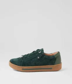 Women SUPERSOFT Comfort|Sneakers-Evone Forest Suede Leather Sneakers