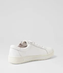 Women SUPERSOFT Comfort|Sneakers-Evone White Leather Sneakers