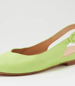 Women TOP END Flats-Fairy Light Citrus Leather Flat Shoes
