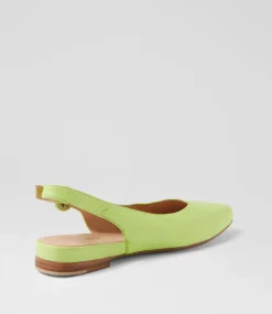 Women TOP END Flats-Fairy Light Citrus Leather Flat Shoes