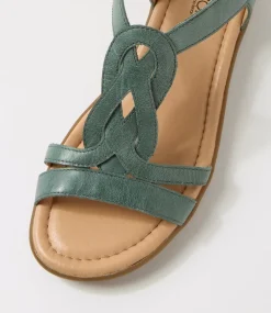 Women SUPERSOFT Flats|Sandals-Famie Ocean Leather Sandals