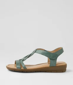 Women SUPERSOFT Flats|Sandals-Famie Ocean Leather Sandals
