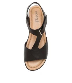 Women SUPERSOFT Comfort|Flats-FANNE2 SU BLACK LEATHER