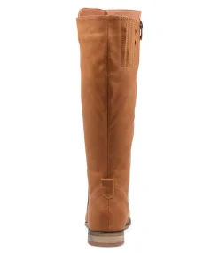 Women I LOVE BILLY Boots-Faraday Tan Knee High Boots