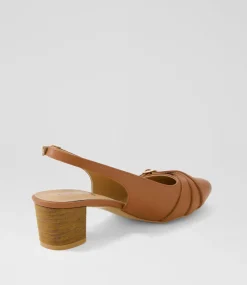 Women I LOVE BILLY Heels-Fasker Dark Tan Heels