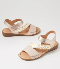 Women SUPERSOFT Comfort|Flats-Fast Nougat Multi Sandals