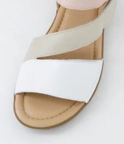 Women SUPERSOFT Comfort|Flats-Fast White Almond Multi Sandals