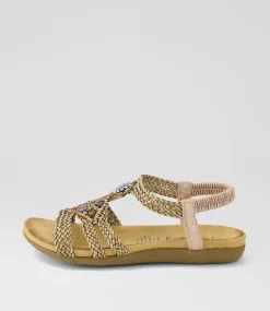 Women I LOVE BILLY Flats|Sandals-Fiorente Cafe Multi Sandals