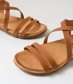 Women I LOVE BILLY Flats|Sandals-Flagrun Tan Sandals