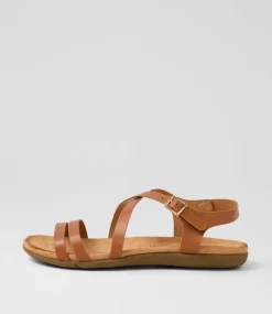 Women I LOVE BILLY Flats|Sandals-Flagrun Tan Sandals