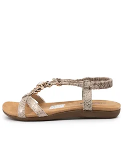 Women I LOVE BILLY Flats|Sandals-FLAIR NATURAL SNAKE MULTI