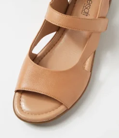 Women SUPERSOFT Comfort|Flats-Fleure Spice Leather Sandals