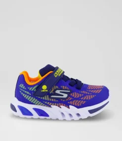 SKECHERS Sport School Shoes-Flex Glow Elite Toddler Orange Sneakers