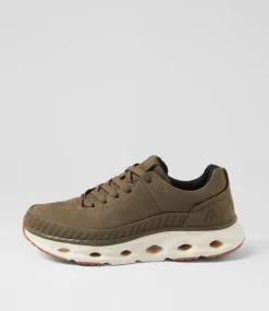 COLORADO Sneakers|Casuals-Floa Olive Nubuck Sneakers