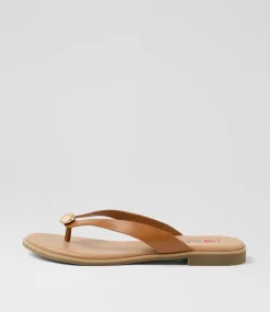 Women I LOVE BILLY Flats|Sandals-Forano Tan Sandals