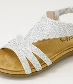 Women I LOVE BILLY Flats|Sandals-FOSSIO IL SILVER MULTI